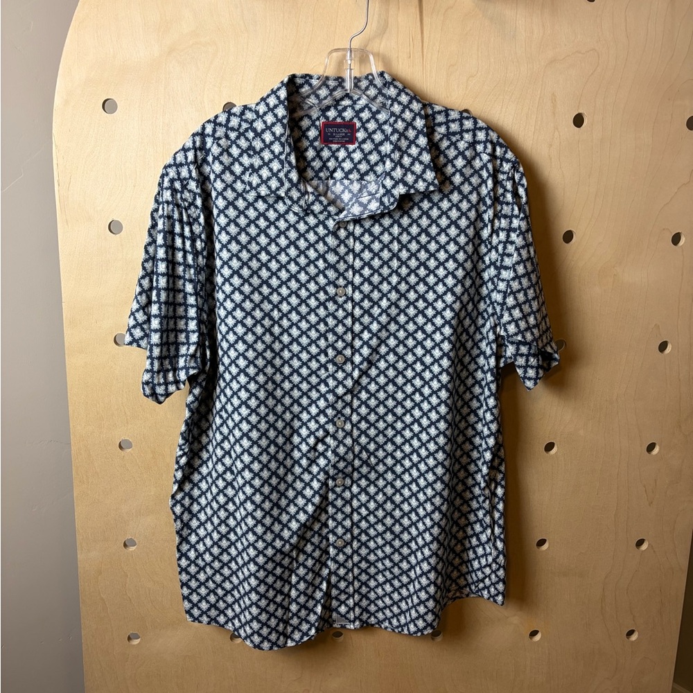 Set of 3 Men’s Patterned UNTUCKit Casual Button Down Short Sleeve Tops XL - Picture 5 of 15
